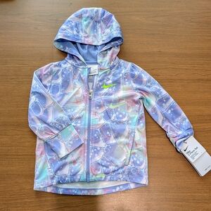 🚫SOLD🚫Nike Kids' Pastel Patterned Hooded Jacket